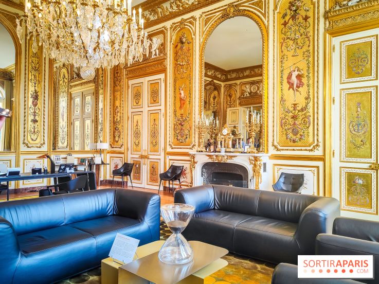 Palais de l'Elysée Paris - salon doré bureau président de la république