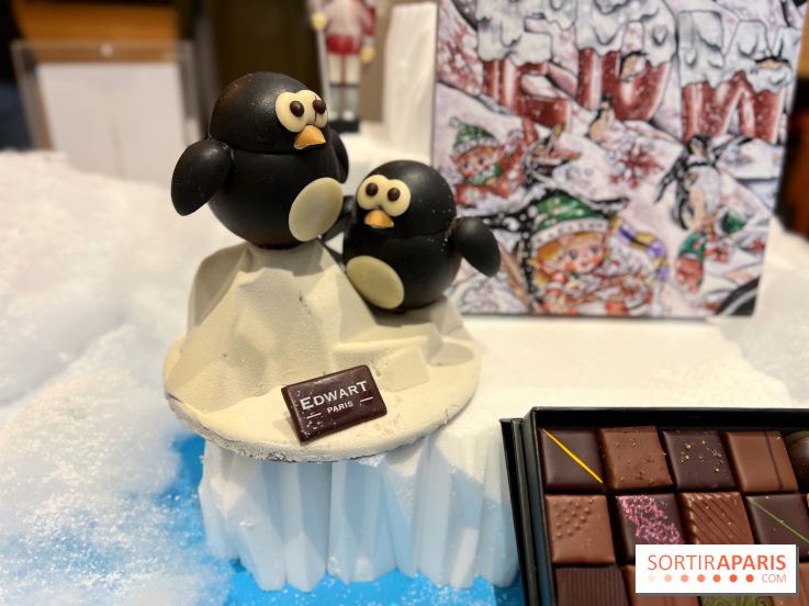 Chocolats de Noël et calendrier de l'Avent 2024 d'Edwart Chocolatier
