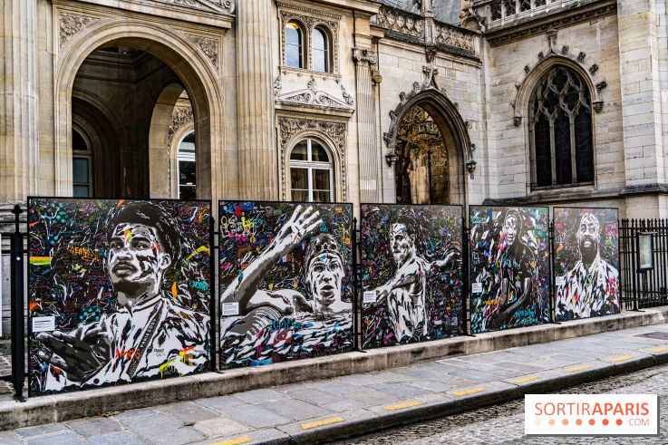 Les visages des Jeux, l'exposition street-art gratuite de Jo Di Bona à Paris