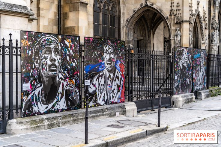 Les visages des Jeux, l'exposition street-art gratuite de Jo Di Bona à Paris