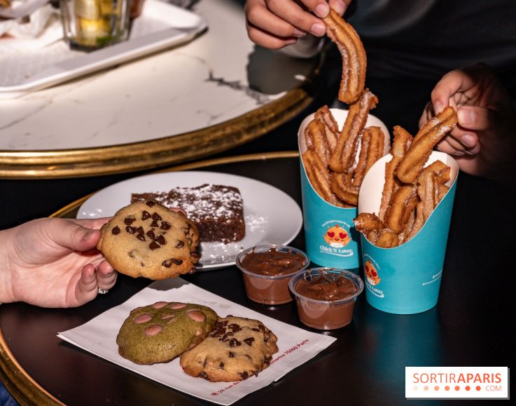 Chick’n Lover, le resto de poulet frit maison Paris 9e -  dessert - cookie - churros