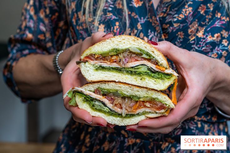 Emma Duvéré, le café - pâtisserie Paris 11 -  bun végétarien