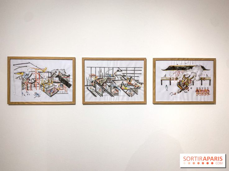 Ito Meikyū, l'exposition en réalité virtuelle de Boris Labbé au Drawing Lab à Paris - IMG 0436