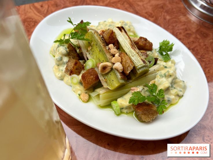 Restaurant Dame - Poireaux, sauce gribiche