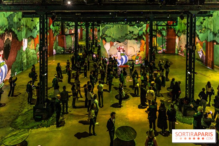 Exposition Astérix à l'Atelier des Lumières, le voyage immersif
