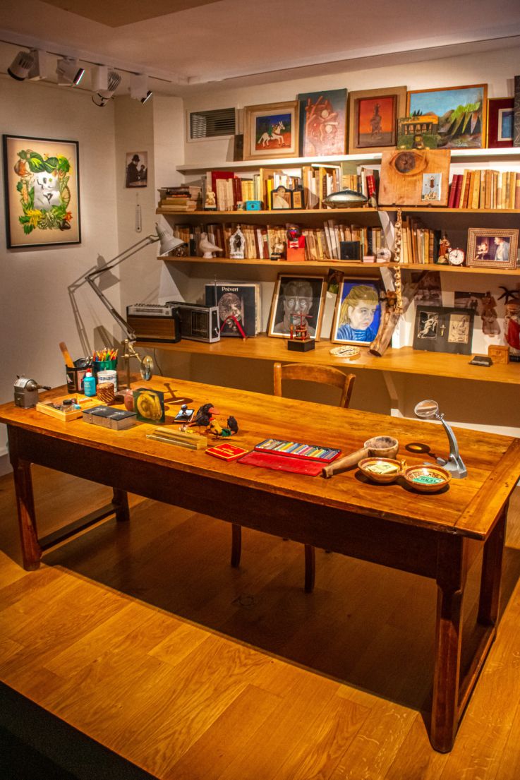 Exposition Jacques Prévert, rêveur d'images au musée de Montmartre - nos photos - DSC 1699