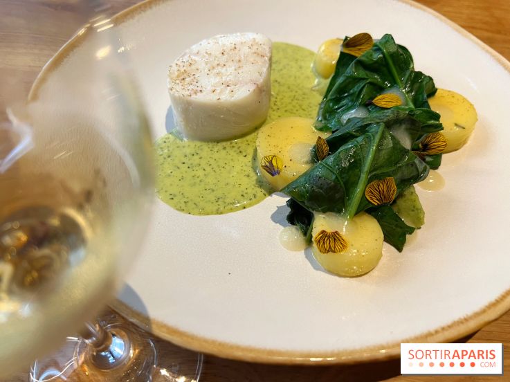 Aldehyde - Flétan, épinards, beurre blanc