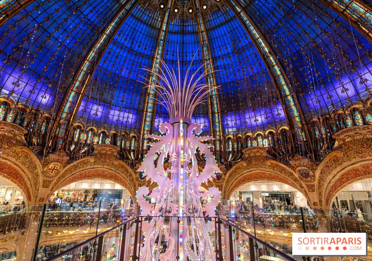 Le sapin de Noël des Galeries Lafayette 2024