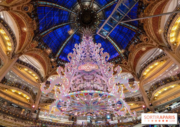 Le sapin de Noël des Galeries Lafayette 2024
