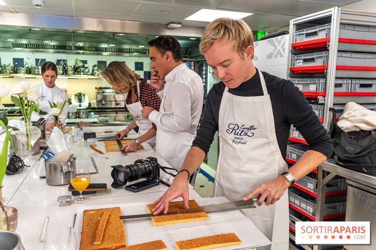 Cours de cuisine au Ritz : la bûche de Noël 2024 - A7C6239