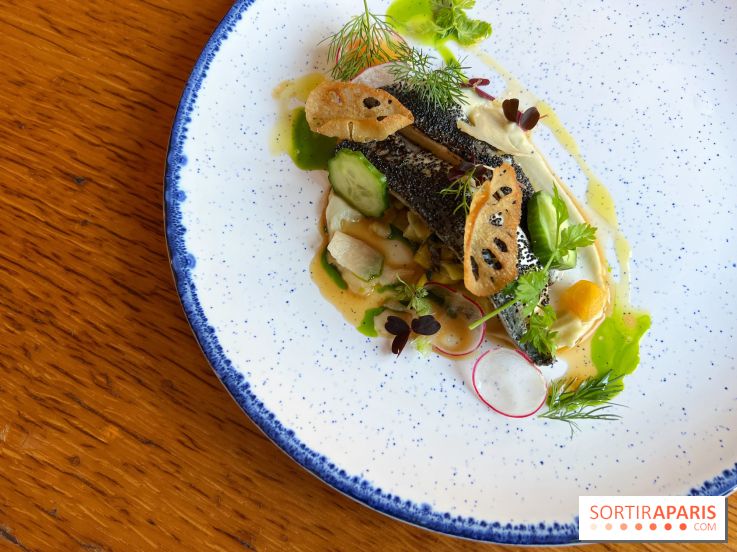 Fugue Restaurant - Sardines grillées au pavot bleu