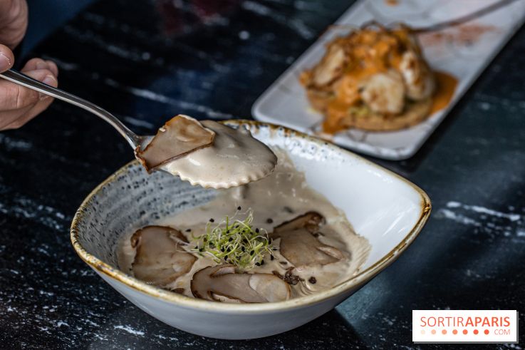 Bo Ranch, le restaurant - bar, site événementiel et lieu de compétition de Reining -  Ravioles aux cèpes