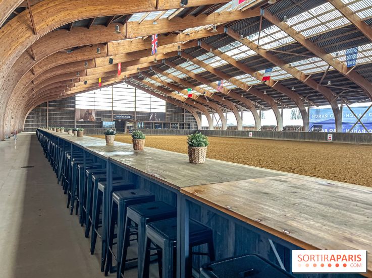 Bo Ranch, le restaurant - bar, site événementiel et lieu de compétition de Reining - manège - dîner