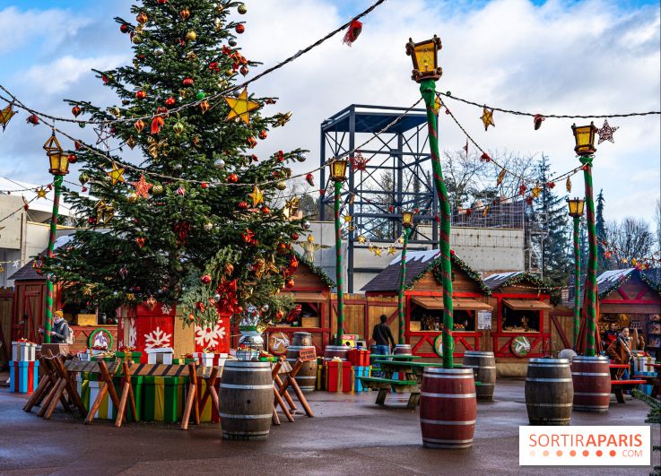 Noël au Parc Astérix 2024 - nos photos -  marché gourmand de Noël