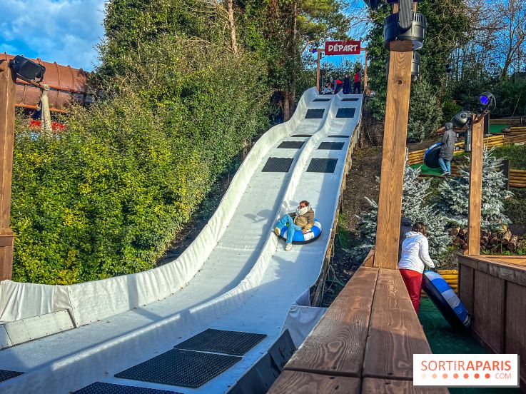Noël au Parc Astérix 2024 - nos photos - glissade d'Obélix