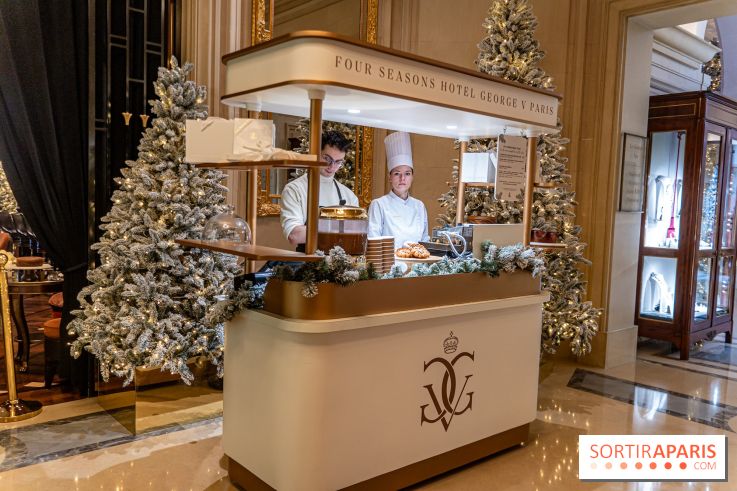 Le salon de thé de Noël du George V pour une pause gourmande - les photos - Christmas Corner