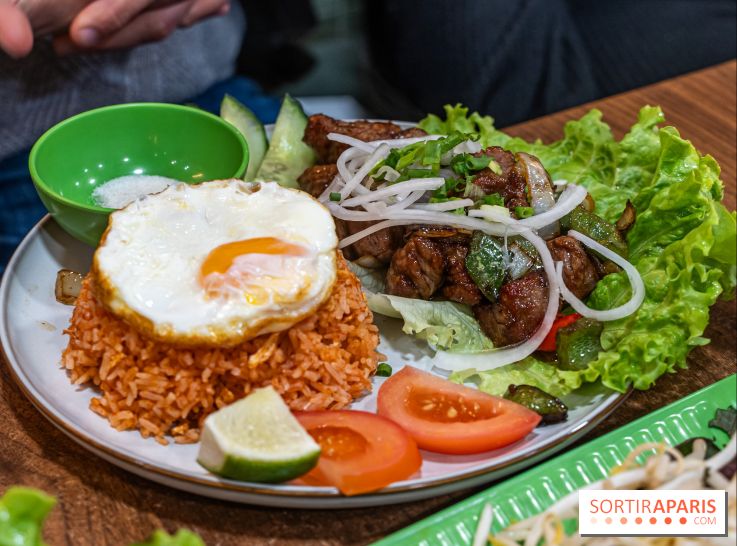 Mây Hồng, le restaurant vietnamien du 111 avenue d'Ivry Paris 13e -  boeuf loc lac