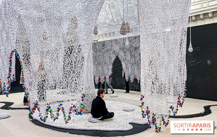 Le La Serpent, l'exposition gratuite, monumentale et immersive d'Ernesto Neto au Bon Marché Rive Gauche - IMG 8120 jpg