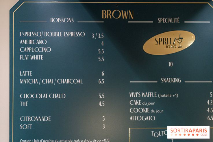 Brown Coffee shop