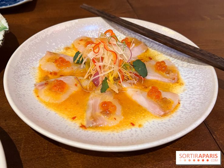 Kiku - Carpaccio de daurade royale