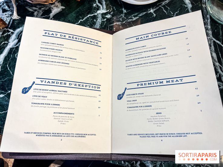 Le Bistro des Livres, le restaurant français pour les amoureux des bouquins - carte - menu