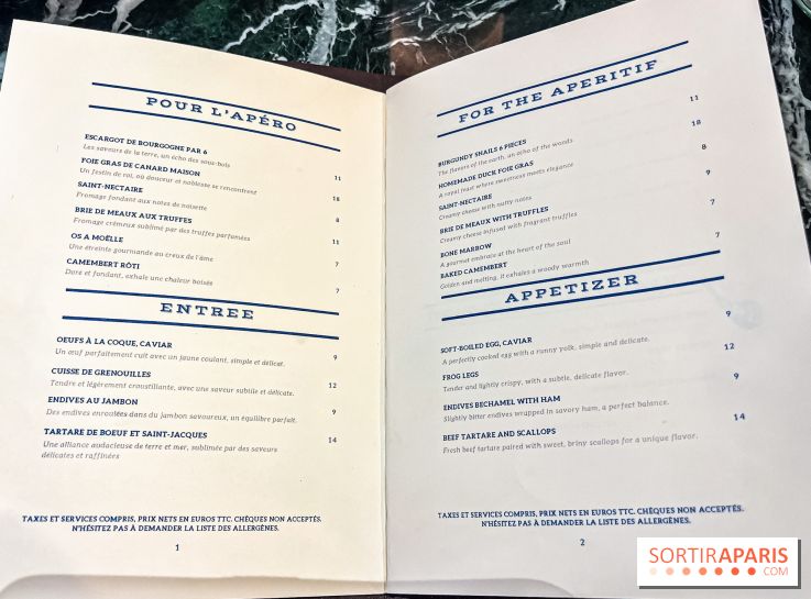 Le Bistro des Livres, le restaurant français pour les amoureux des bouquins - carte - menu