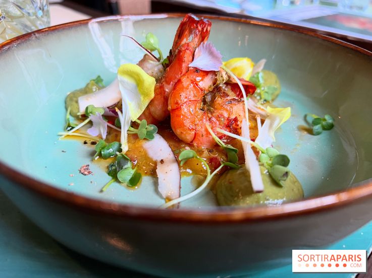 Jamrock - Crevettes, salsa mangue