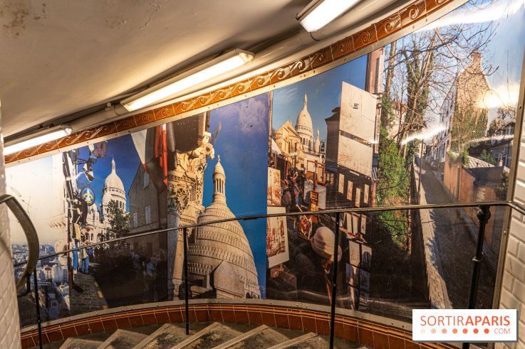 Station Abbesses - métro parisien