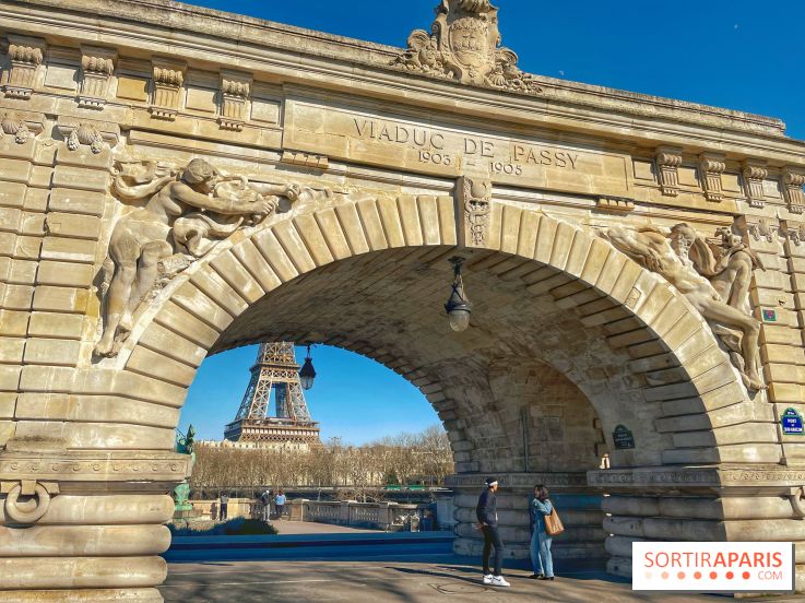 Île aux Cygnes - Viaduc de Passy