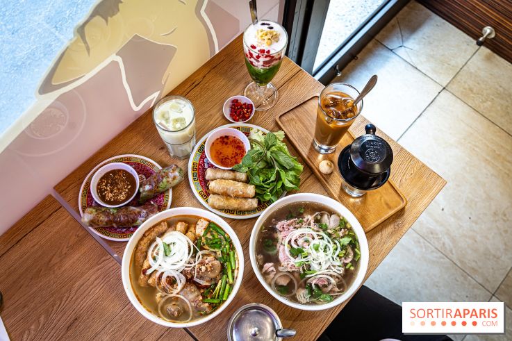 Ngoc Xuyen Saigon, le restaurant vietnamien du 13e aux bons pho et soupes de nouilles - table