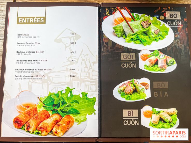 Ngoc Xuyen Saigon, le restaurant vietnamien du 13e aux bons pho et soupes de nouilles - menu