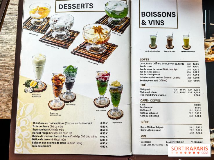 Ngoc Xuyen Saigon, le restaurant vietnamien du 13e aux bons pho et soupes de nouilles - menu