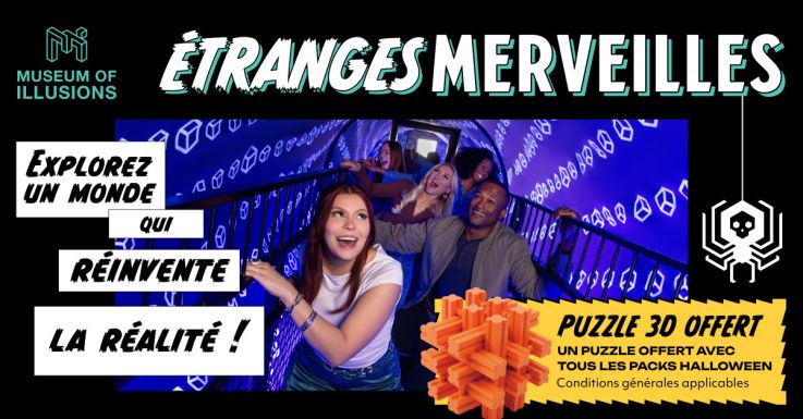 Halloween 2026 : le Musée de l’Illusion à Paris se transforme pour les vacances de la Toussaint !