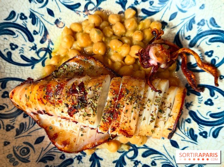 Ypseli - Calamars et pois chiches