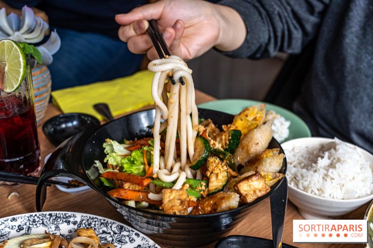 Buja restaurant végétarien thaï et Viet Paris 13e - photos - bo bun coco