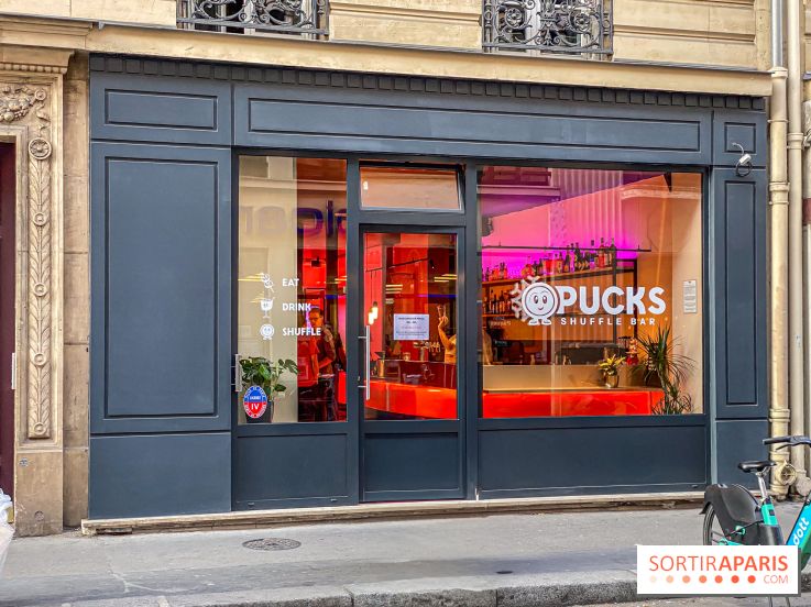 Pucks, l'enseigne de shuffleboard à Poissonnière - IMG 4422