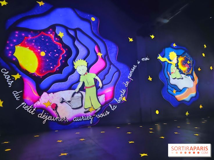 Le Petit Prince, l'odyssée immersive : un voyage poétique et coloré à vivre à l'Atelier des Lumières - fotor 1744364081007
