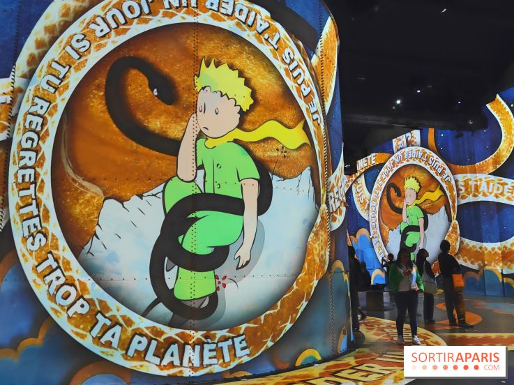 Le Petit Prince, l'odyssée immersive : un voyage poétique et coloré à vivre à l'Atelier des Lumières - fotor 1744364255494