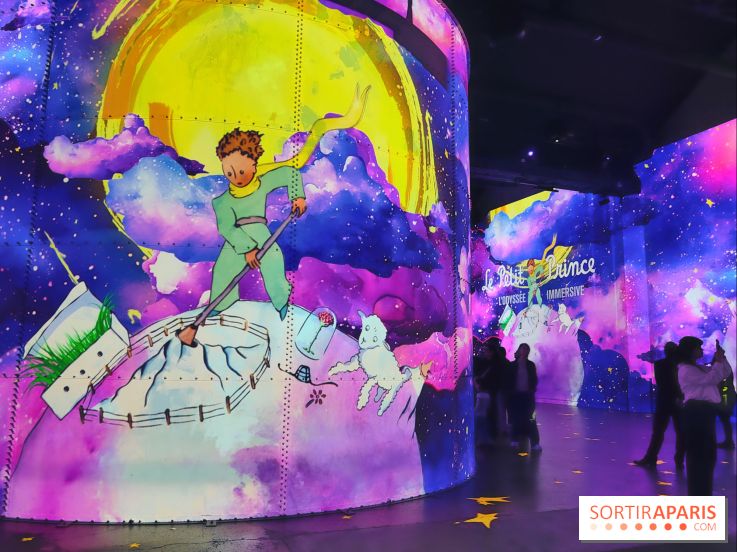 Le Petit Prince, l'odyssée immersive : un voyage poétique et coloré à vivre à l'Atelier des Lumières - fotor 1744364484943