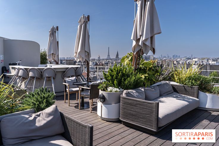 Rooftop de Dame des Arts, la terrasse panoramique sur les toits de Paris - photos
