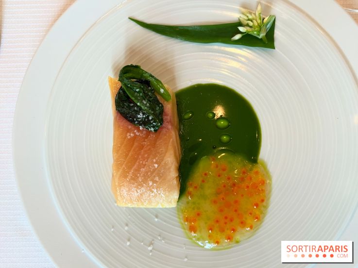 Le Pergolèse - Omble chevalier, ail des ours