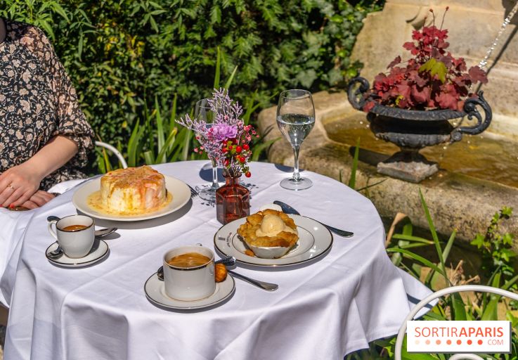 Terrasse de l'Hôtel Particulier, le jardin verdoyant au cœur de Montmartre - photo - A7C06443