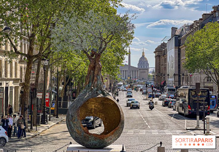 Exposition en plein air des œuvres monumentales d'Andrea Roggi, quartier Faubourg Saint-Honoré - image00011
