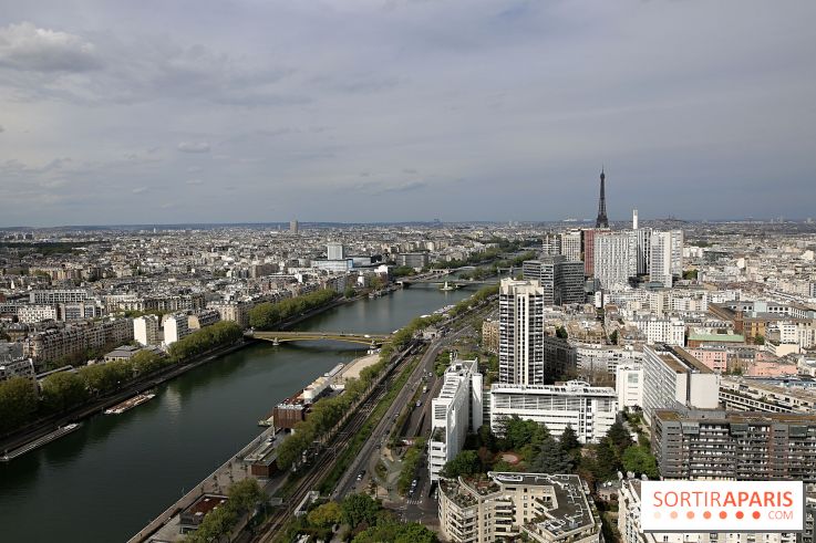 Ballon de Paris au parc André-Citroën : nos photos du vol à bord de l'aéronef - visuel Paris - vue aérienne Paris - vue toit Paris