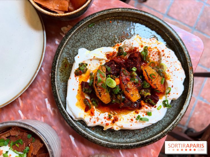 Mazmez - Labné betteraves et agrumes rôtis