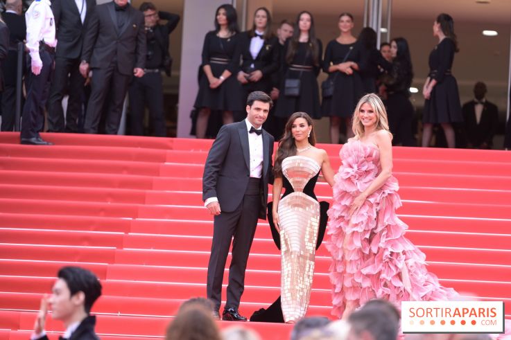 ©Rachid Bellak - Cannes 2025 - Cérémonie d'ouverture - Eva Longoria et Heidi Klum