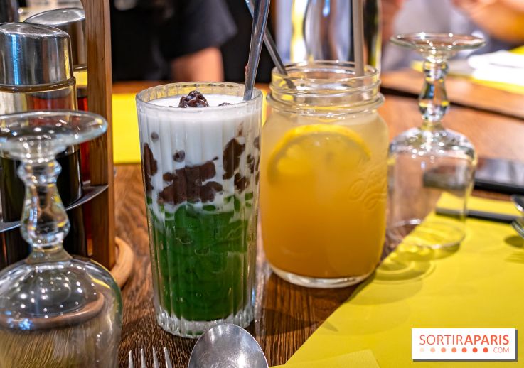 Comme au Vietnam, restaurant vietnamien Paris 13e - dessert 3 couleurs 