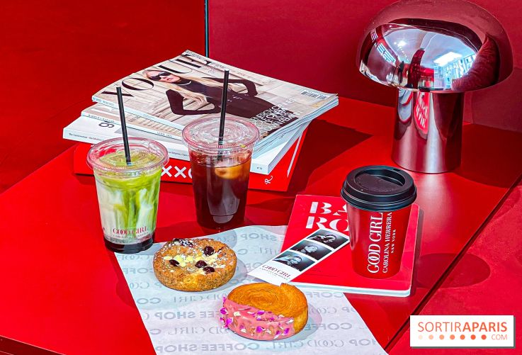 Good Girl Coffee Shop : le café-pop up experientiel du nouveau parfum de Carolina Herrera, à Paris