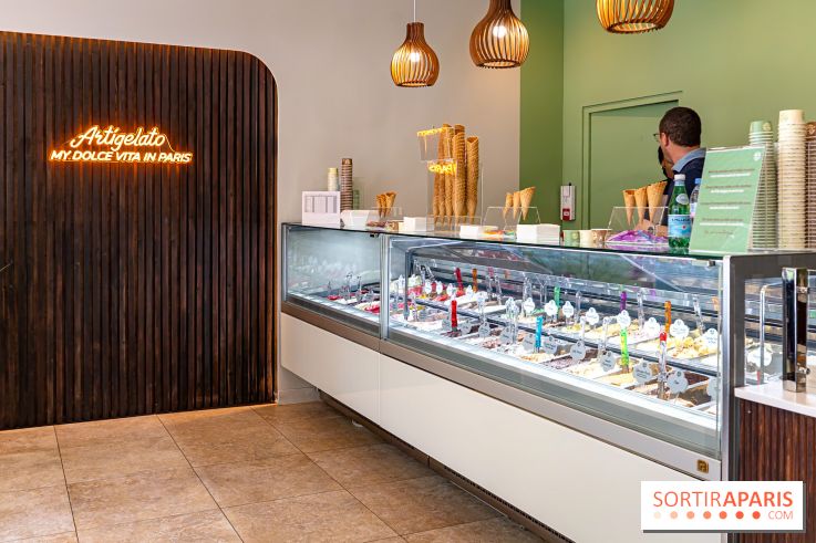 Artigelato, le nouveau glacier du 9e, près de l'Opéra - A7C09189