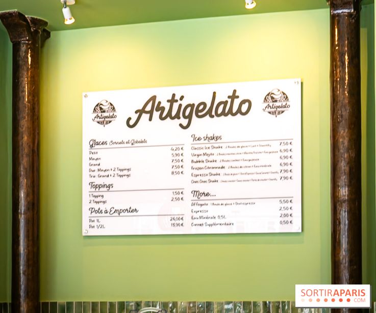 Artigelato, le nouveau glacier du 9e, près de l'Opéra